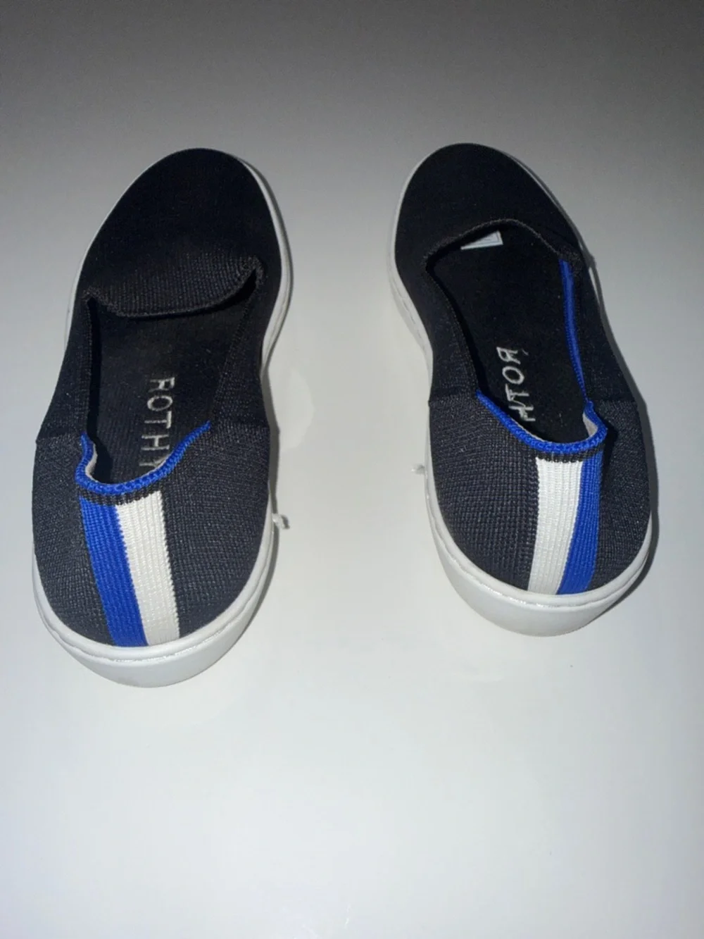 Rothy's The Original Slip On Sneaker Black Womens 7